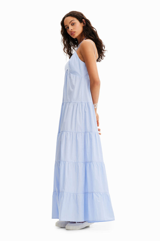 Long striped dress