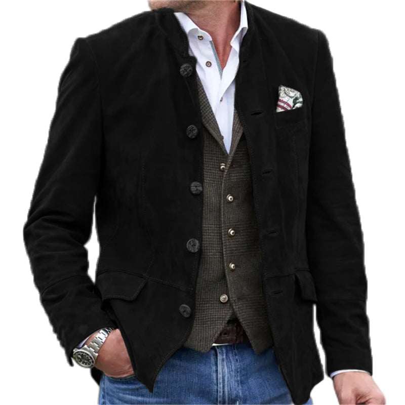 Herren Strickjacke aus Baumwolle, klassisch, leger