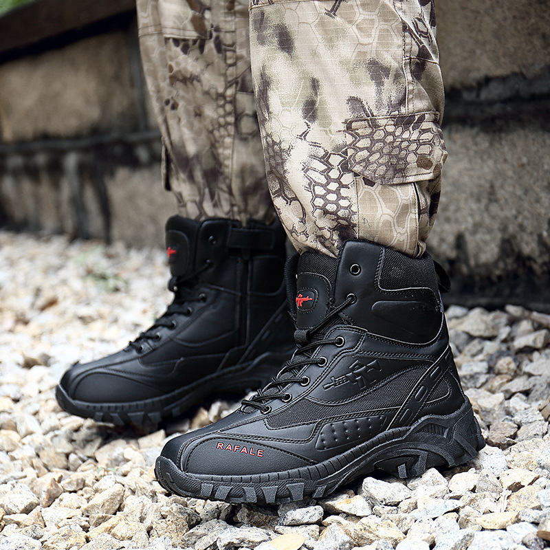 (🛒BLACK FRIDAY SPECIAL-70% RABATT) Herren Winter Anti-Puncture Weite Zehenpartie Kampfstiefel Wasserdicht Rutschfest Orthopädische Unterstützung Arbeitsstiefel