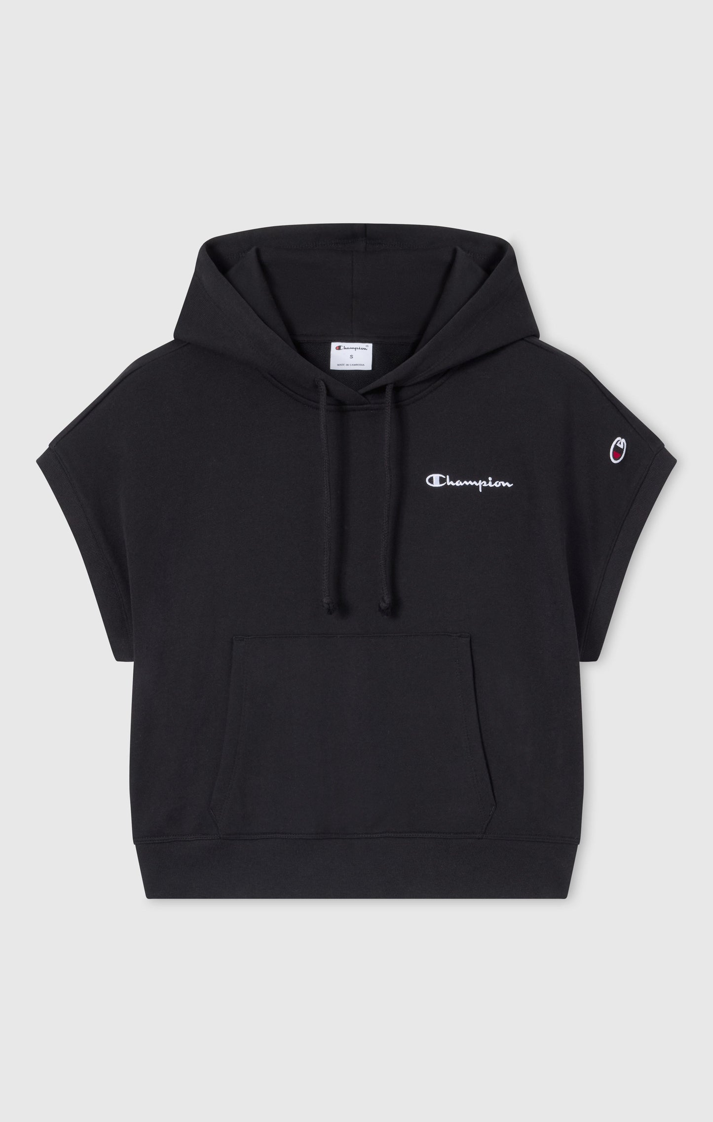 Damen Leichter Kurzarm Hoodie Icons
