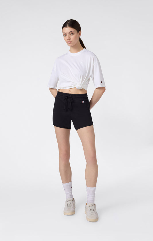 Gerippte Baumwollshorts für Damen – Icons