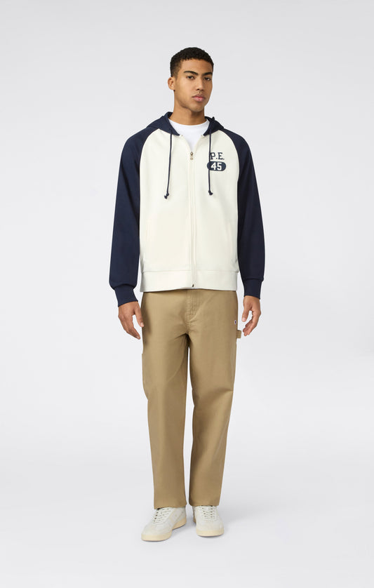 Men's Relax Fit Full Zip Hooded Sweatshirt