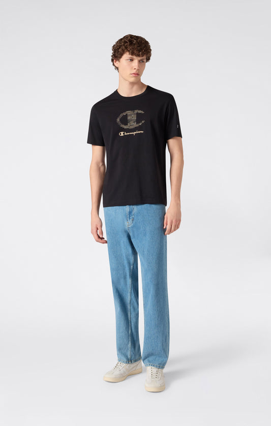 Herren T-Shirt mit Grafikprint und Rundhalsausschnitt
