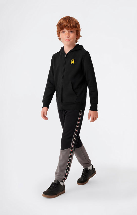 Boys' Elastic Cuff Pants with Tape Logo