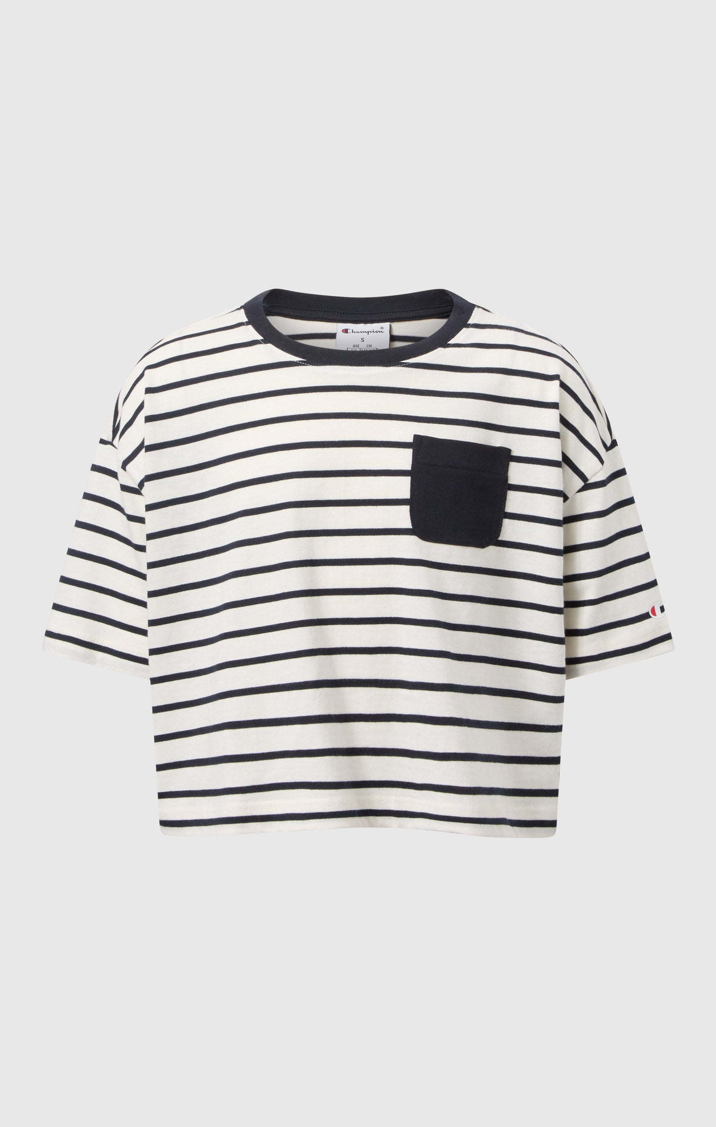 Mädchen Oversized Gestreiftes T-Shirt Icons