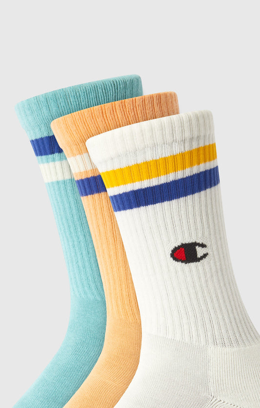 Crew-Socken im Dreierpack