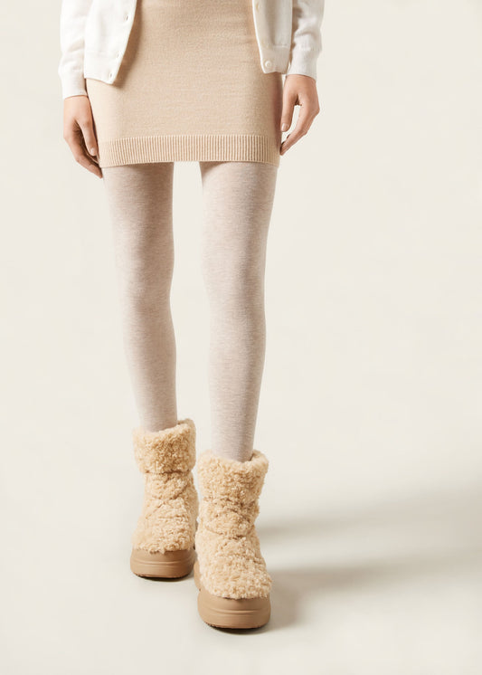 Matt Opaque Tights with Cashmere and Modal