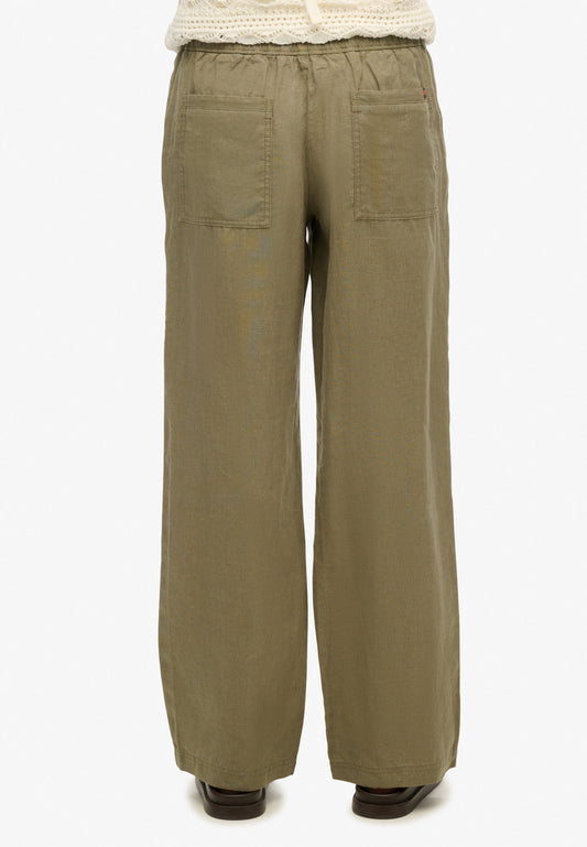 Linen Drawstring Pants