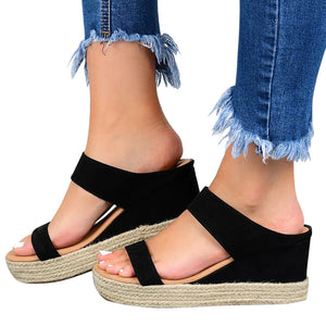 🔥LETZTER TAG 60% RABATT🔥-Keilsandalen für Damen