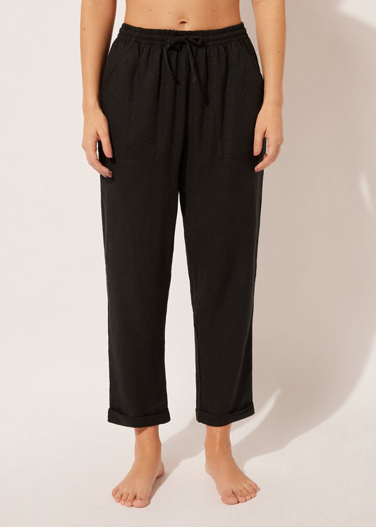 Linen and Viscose Trousers