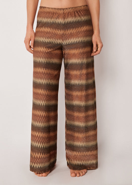 Golden Chevron Trousers