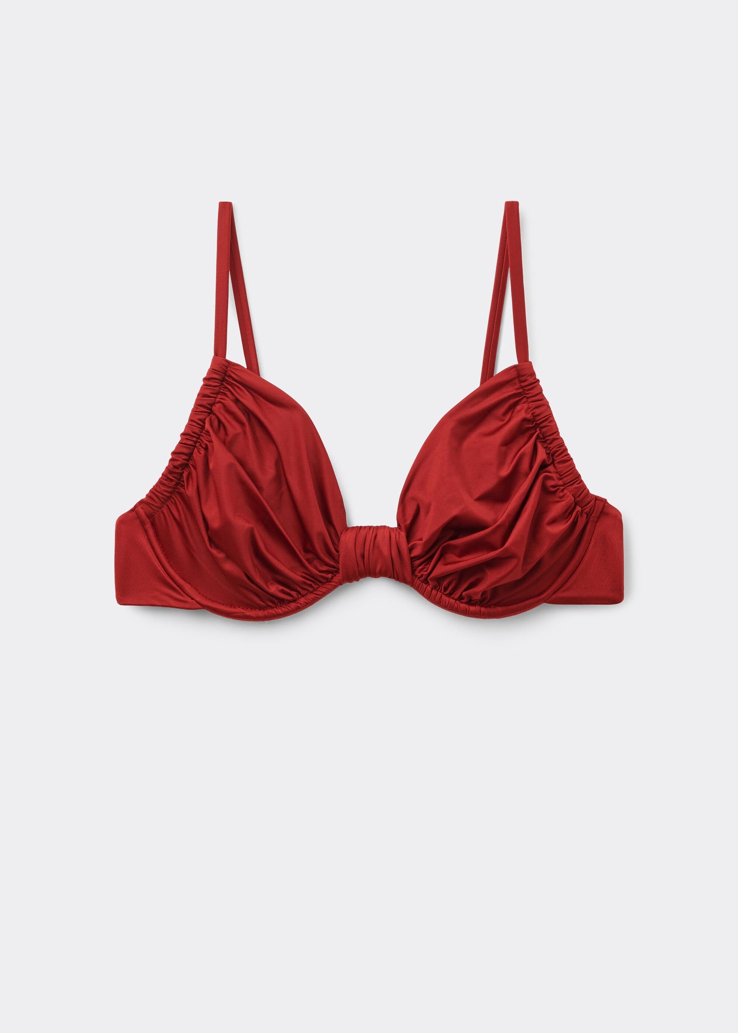 Satin Satin Bikini Top