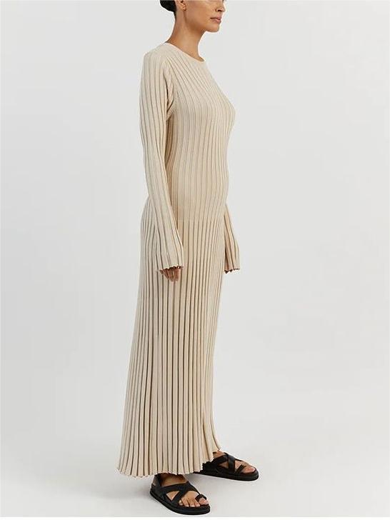 Herbstliches Strickkleid mit Ärmeln (2 kaufen, kostenloser Versand)