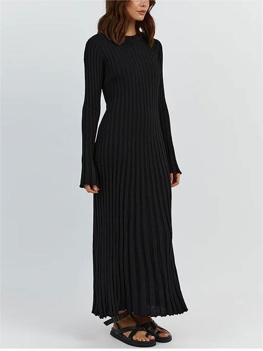 Herbstliches Strickkleid mit Ärmeln (2 kaufen, kostenloser Versand)