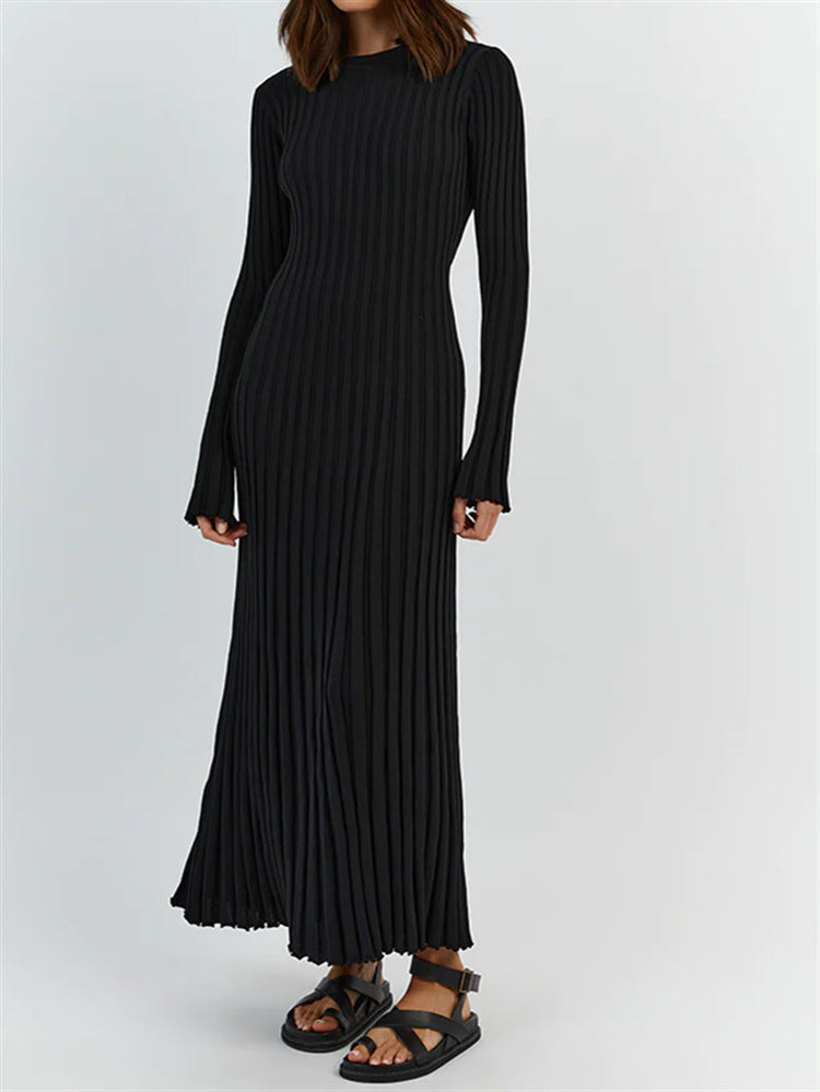 Herbstliches Strickkleid mit Ärmeln (2 kaufen, kostenloser Versand)