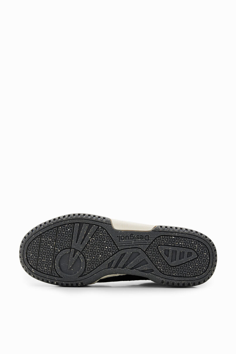 Retro chunky patchwork sneakers