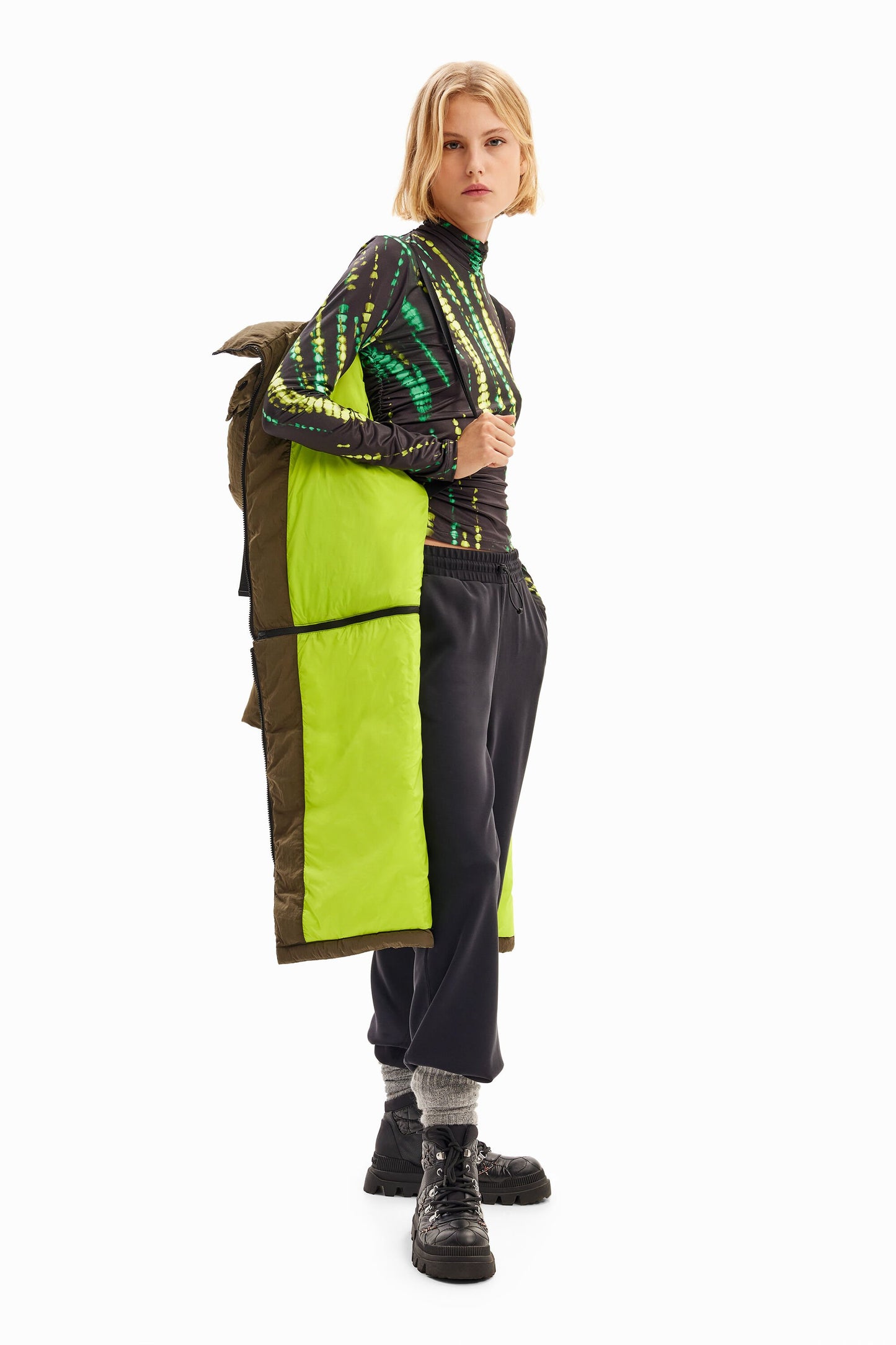 Detachable padded coat
