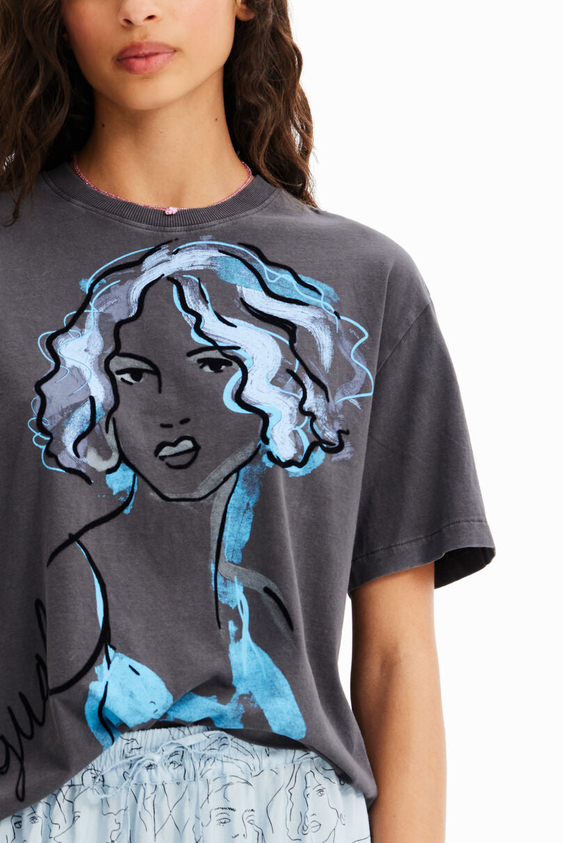 Girl illustration T-shirt