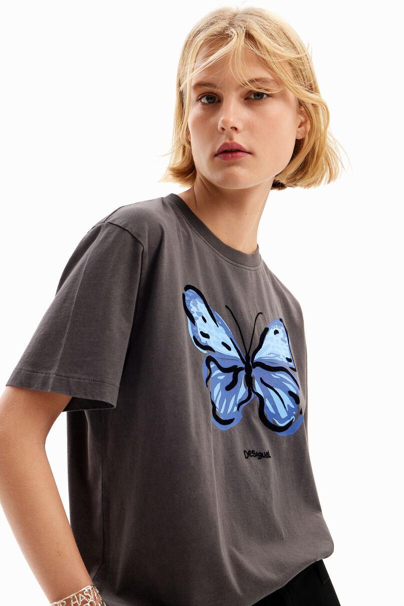 Butterfly illustration T-shirt