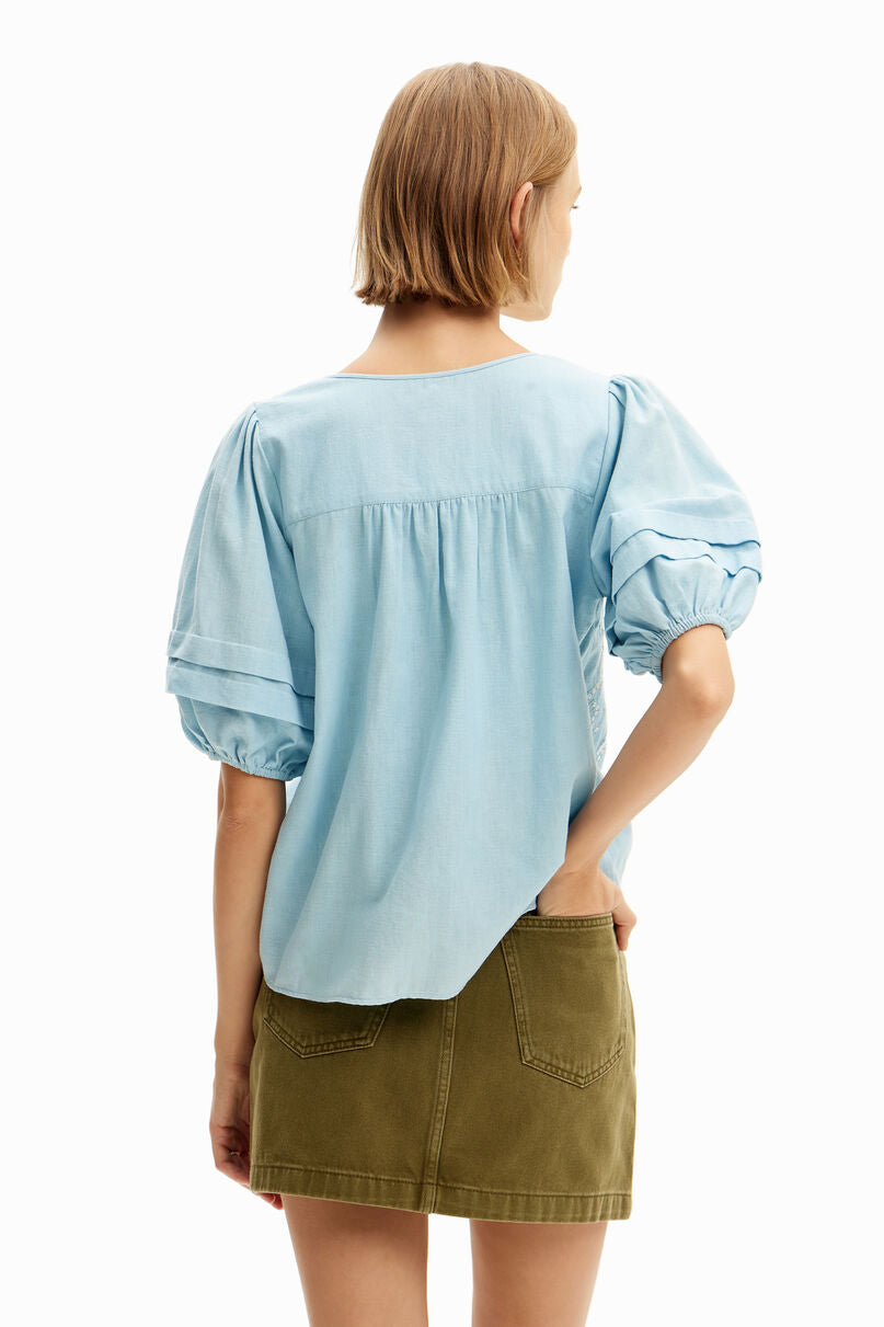 Embroidered boho blouse