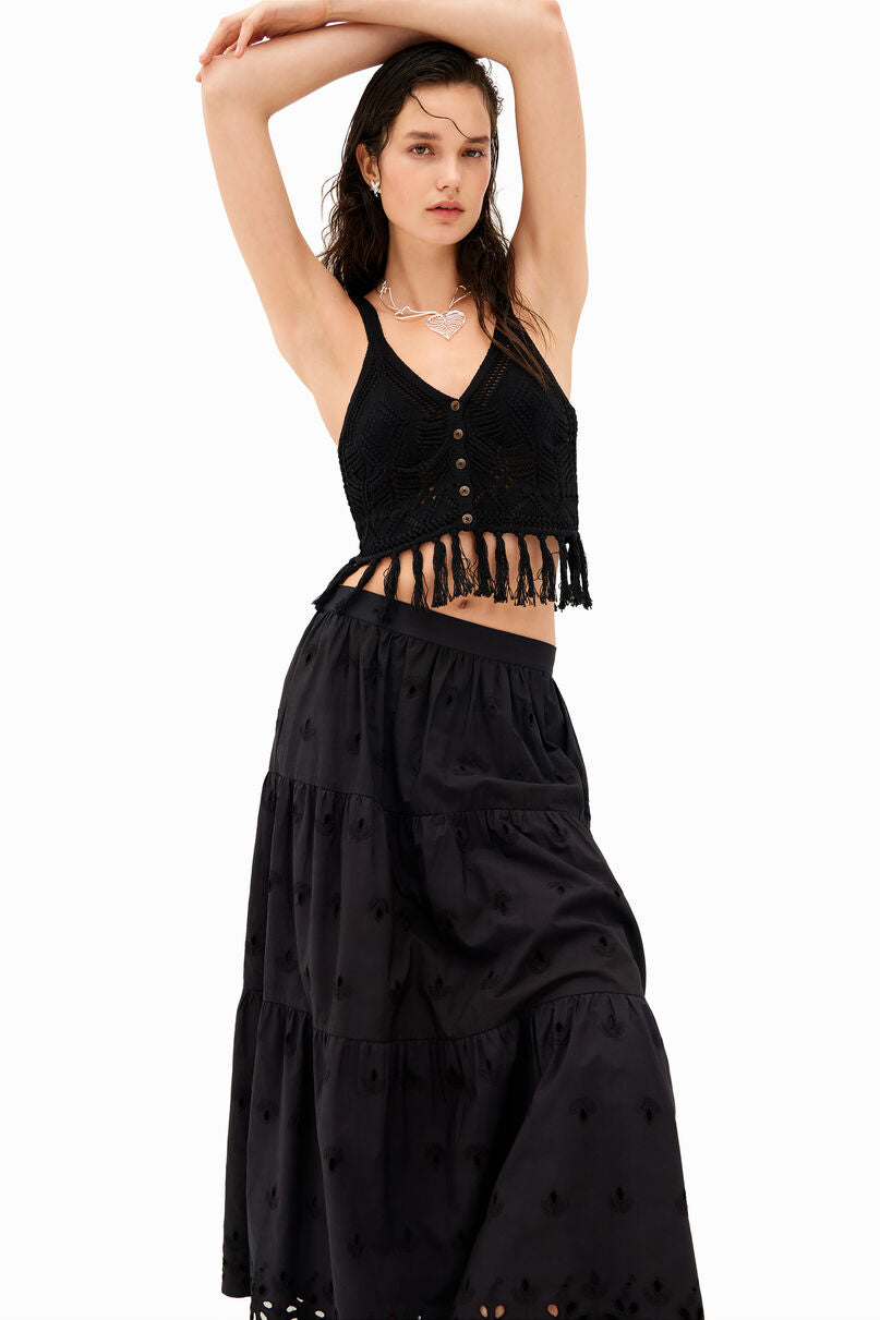 Crochet crop top
