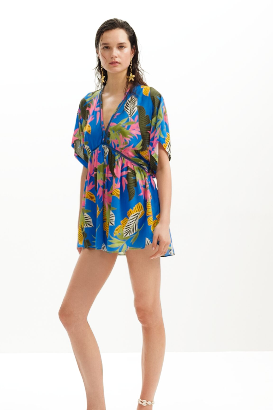Tropical tunic dress