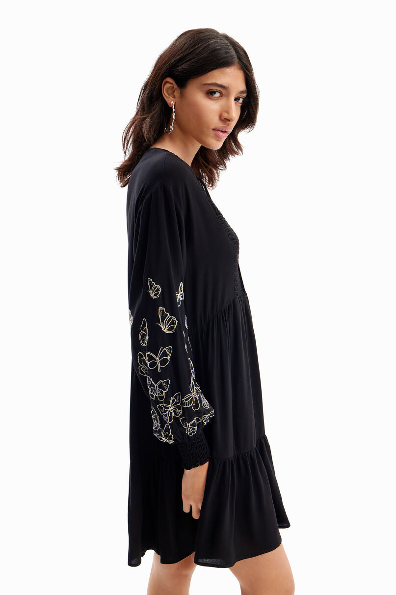 Short butterfly tunic dress