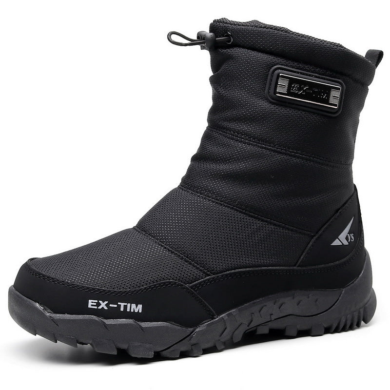 (Limited Time 70% Discount off)Men's Orthopedic Ankle Support Arch Support Snow Boots Waterproof Anti-Slip Warm&Light Hiking Boots