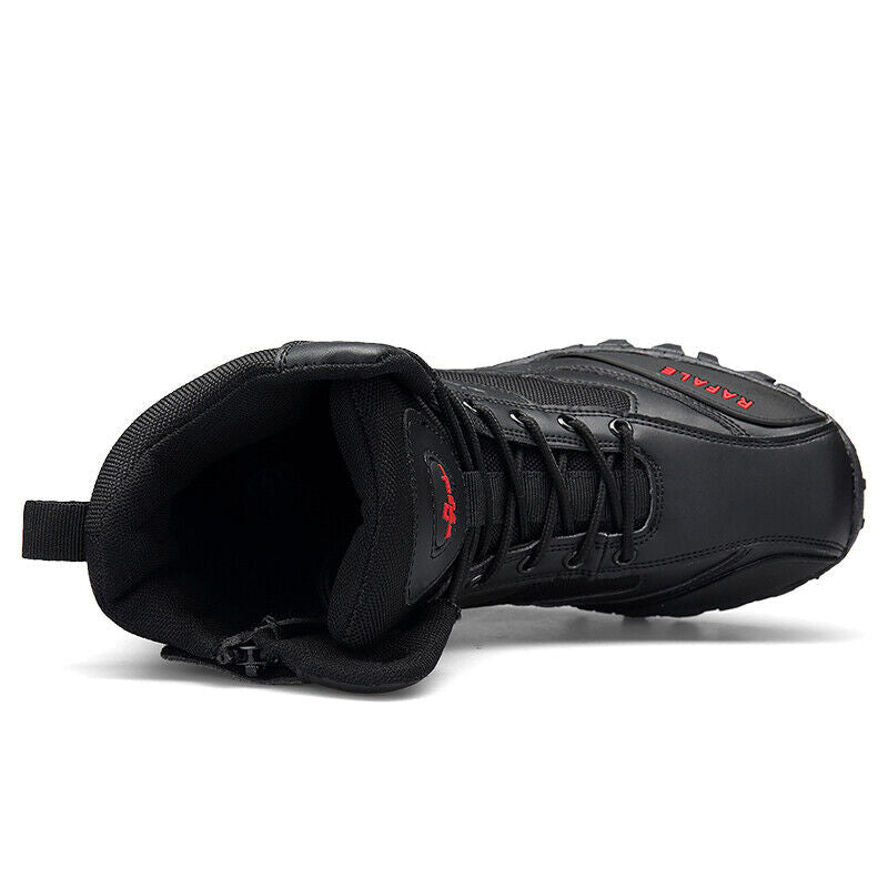(🛒BLACK FRIDAY SPECIAL-70% RABATT) Herren Winter Anti-Puncture Weite Zehenpartie Kampfstiefel Wasserdicht Rutschfest Orthopädische Unterstützung Arbeitsstiefel