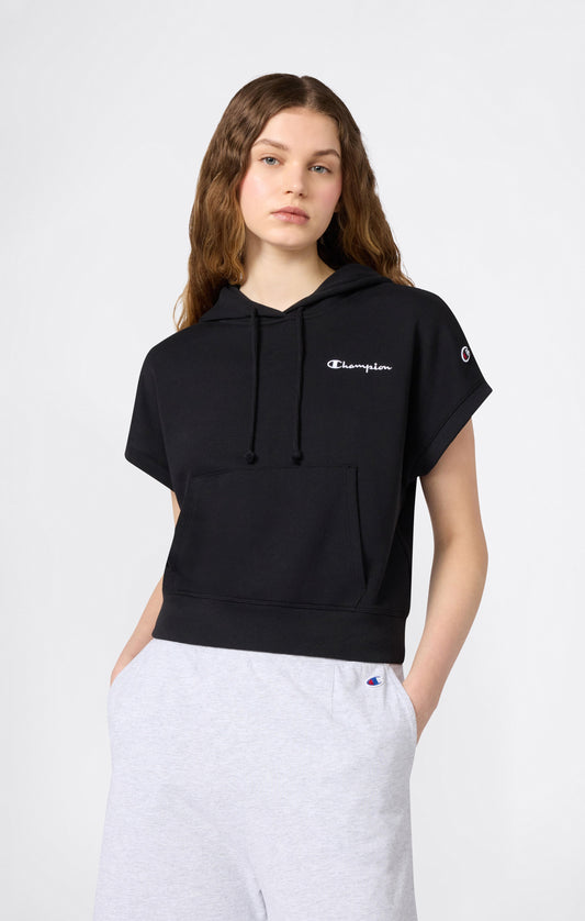 Damen Leichter Kurzarm Hoodie Icons