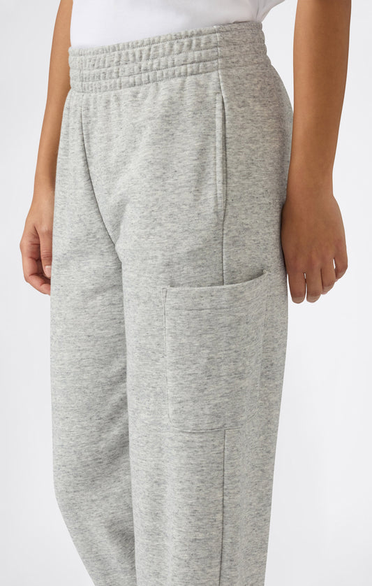 Damen leichte Wide Leg Fleece Jogger-Hose Icons