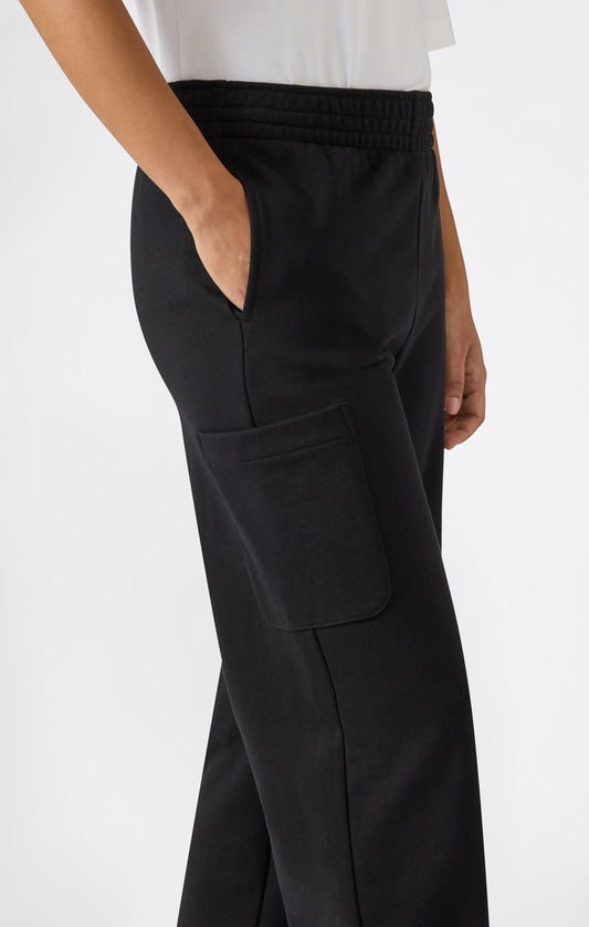 Damen leichte Wide Leg Fleece Jogger-Hose Icons