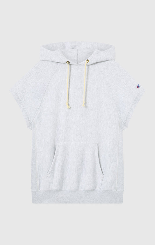 Leichter ärmelloser Reverse Weave Hoodie für Damen