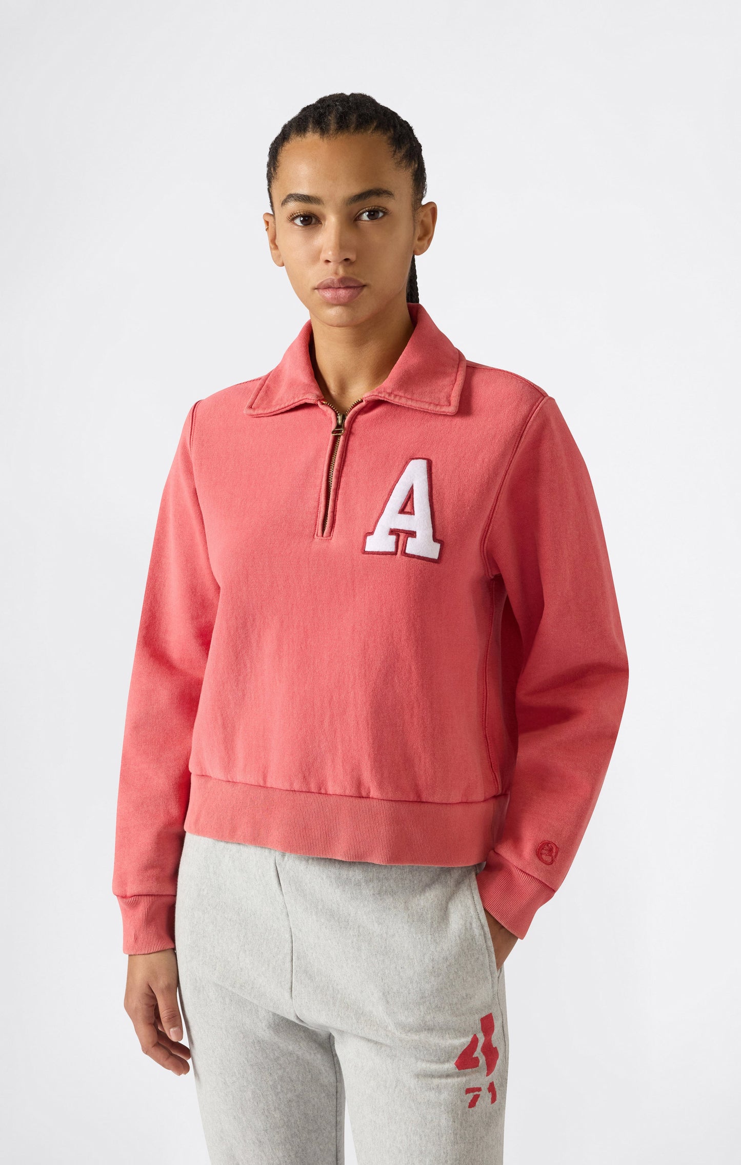 Women's Reverse Weave Half Zip Sweatshirt Time Capsule