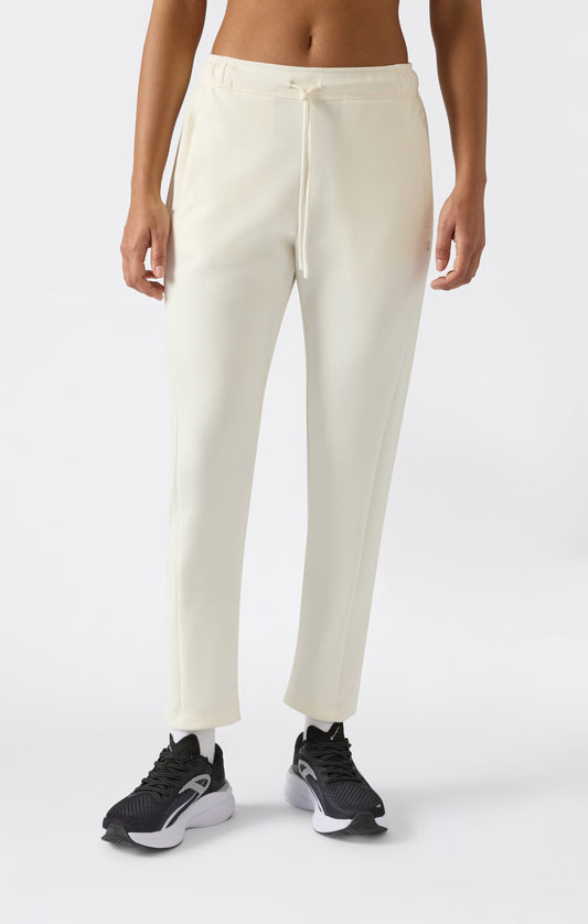 Damenhose mit geradem Saum aus Interlock