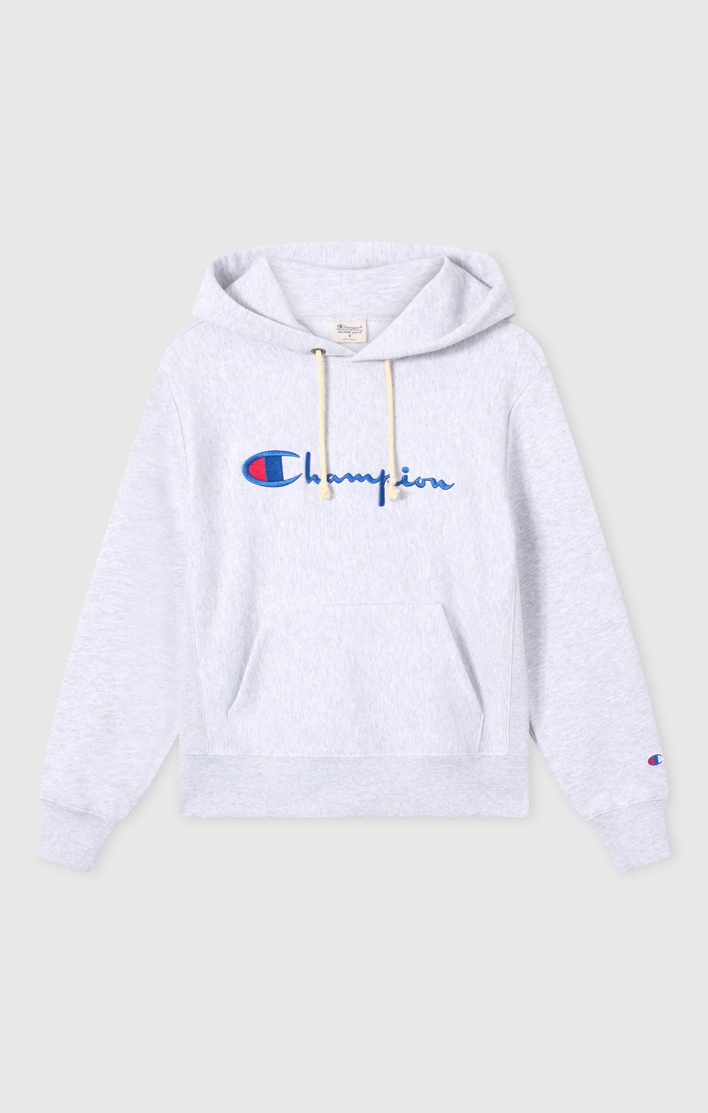 Leichter Reverse-Weave-Kapuzenpullover für Damen mit gesticktem Logo