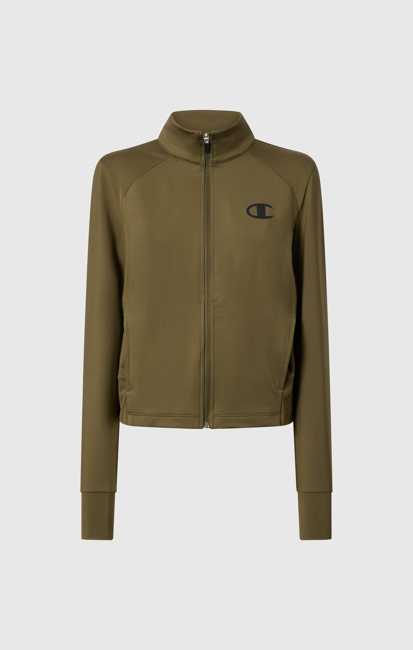 Damen-Sweatshirt mit durchgehendem Reißverschluss aus weichem Stoff