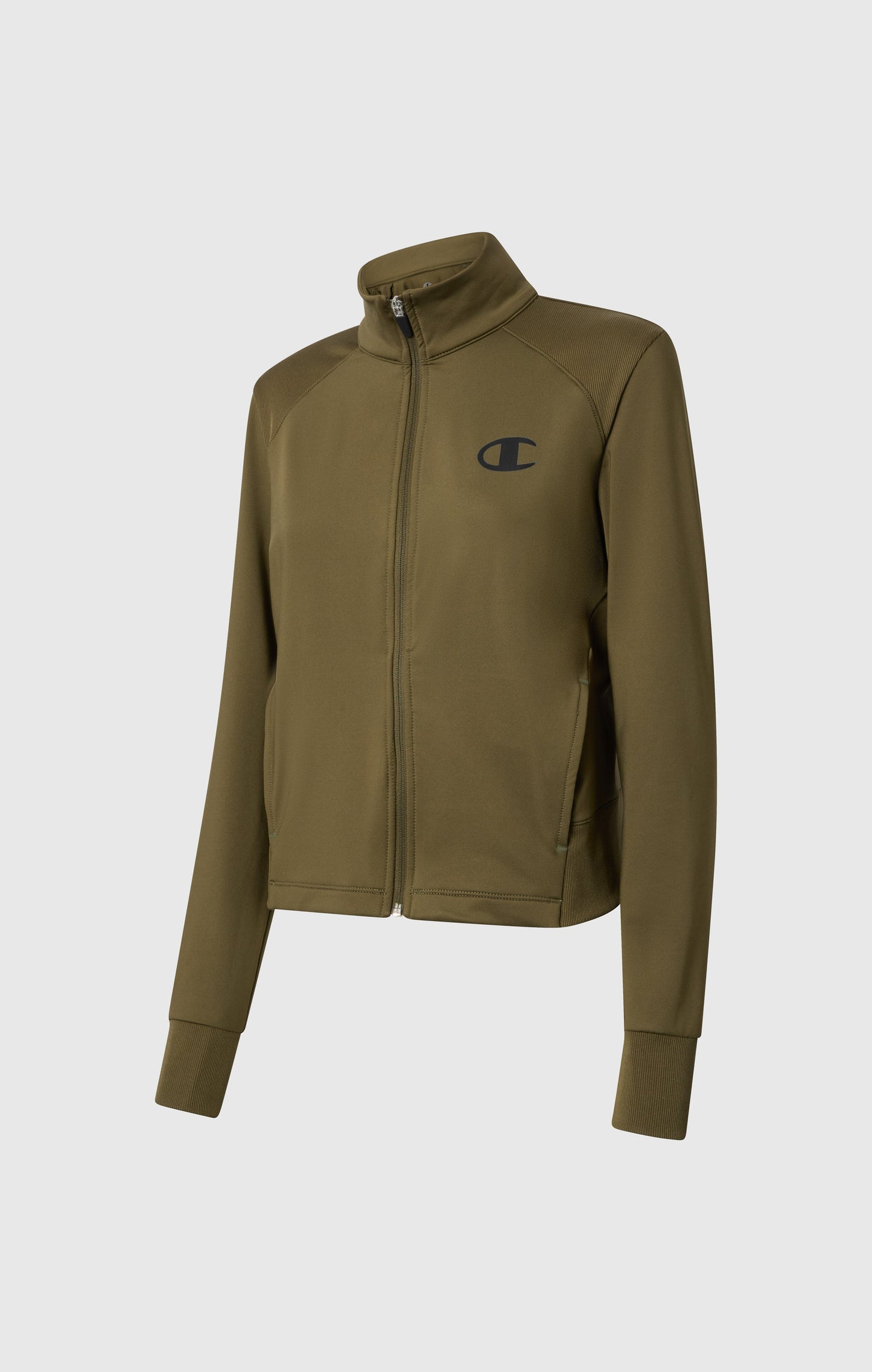 Damen-Sweatshirt mit durchgehendem Reißverschluss aus weichem Stoff