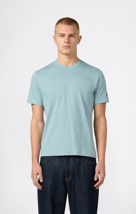 Men's T-Shirt with Small C Embroidery Logo Icons
