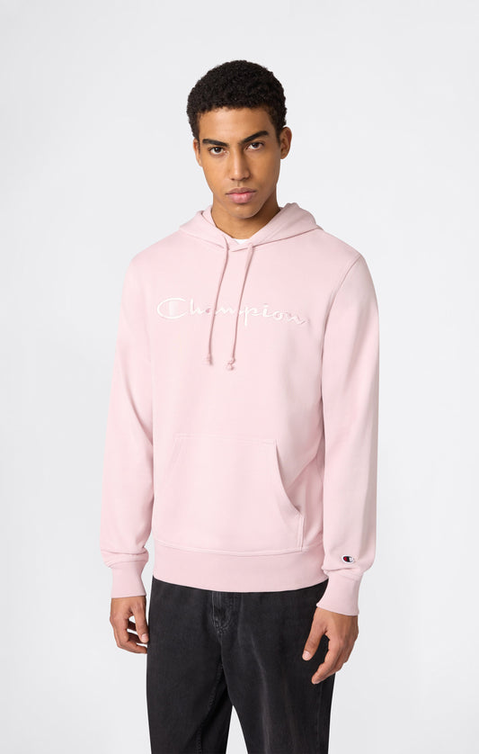 Leichter Herren-Kapuzenpullover mit gestickten Logo-Icons