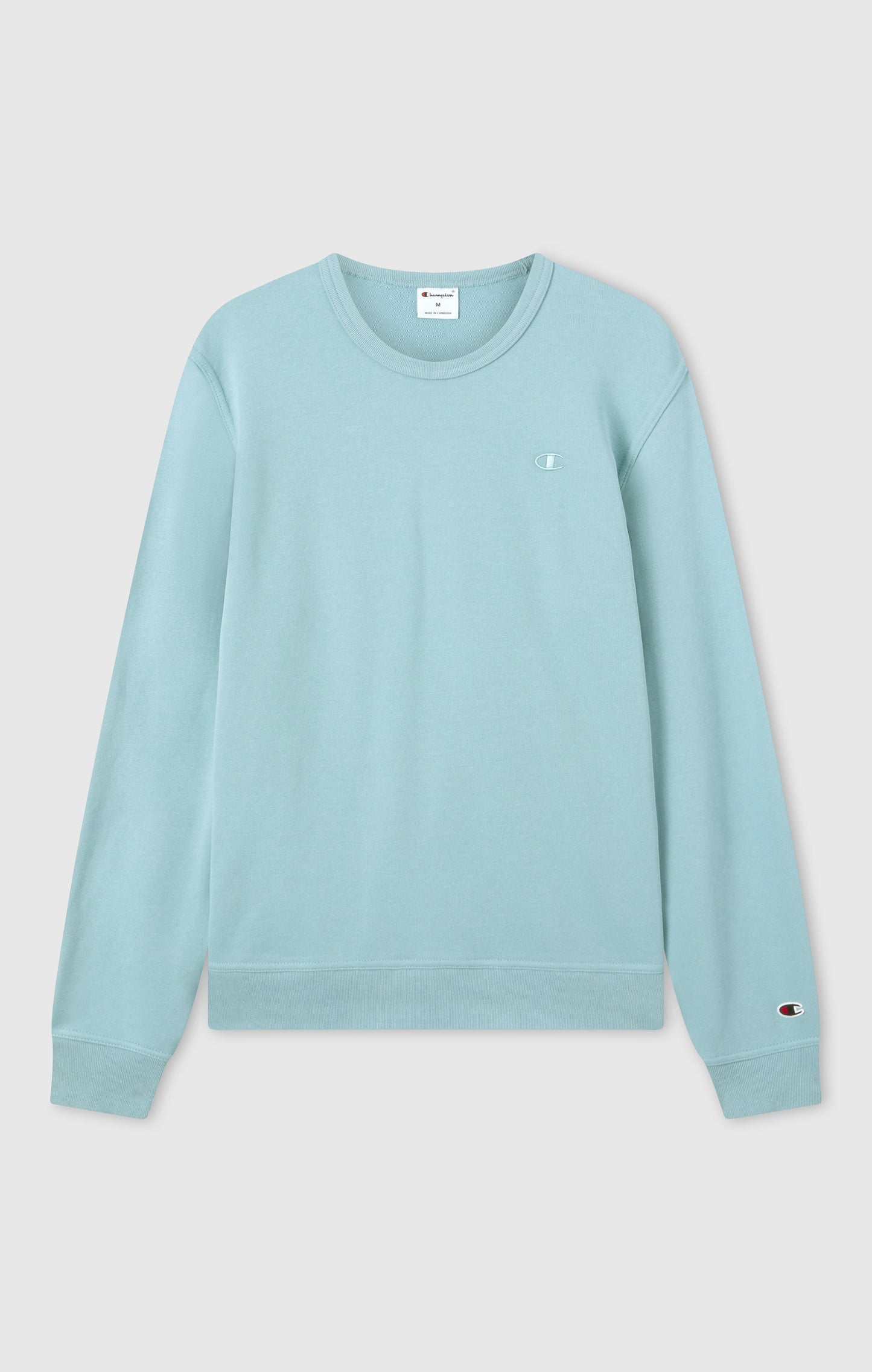 Men's Lightweight Sweatshirt with Tone-on-Tone Embroidered Logo