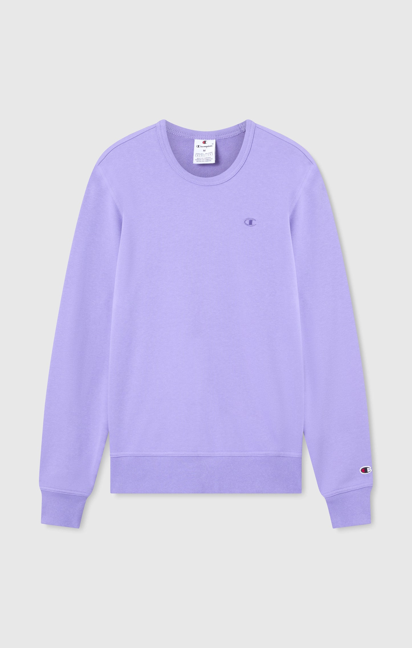 Herren-Sweatshirt aus leichtem Material mit tonaler Logostickerei