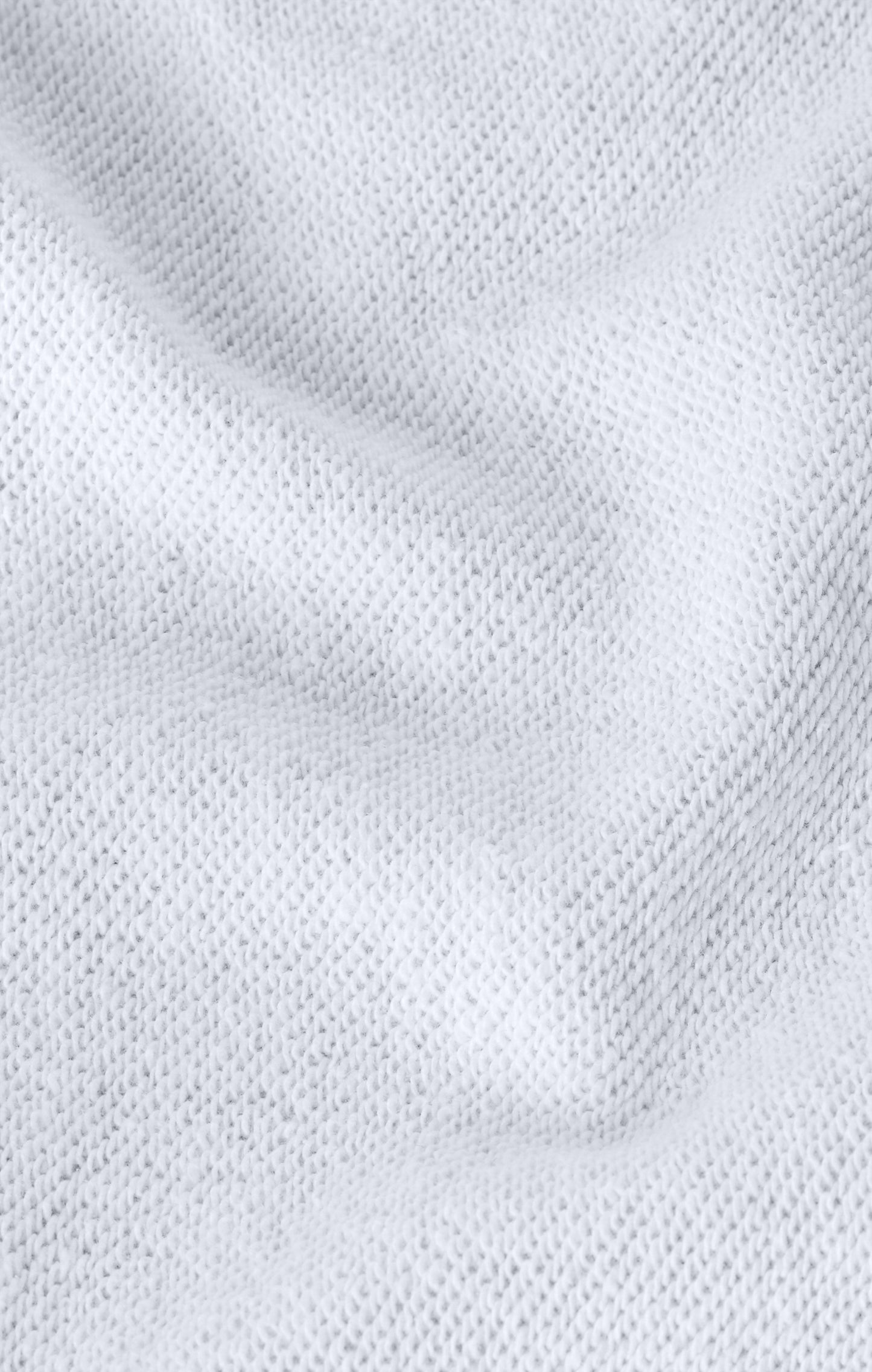 Herren-Rundhalspullover Reverse Weave, leicht
