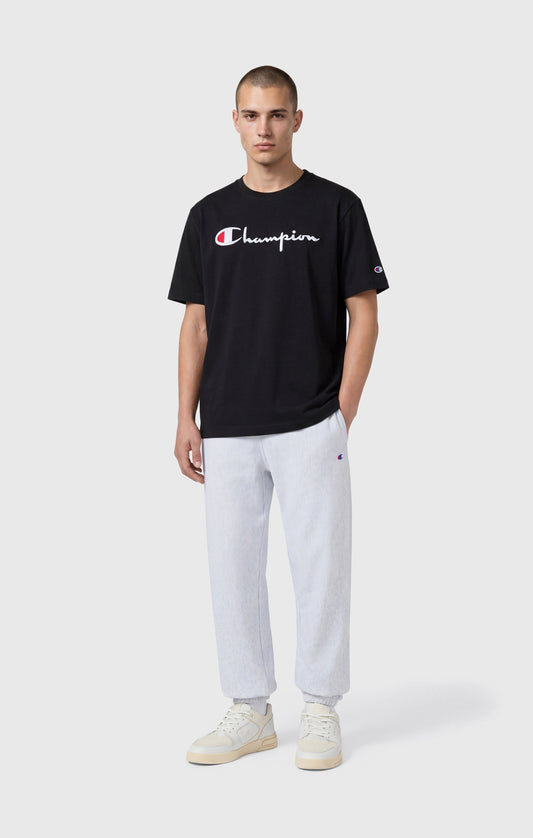 Herren-Jogginghose, leicht, mit elastischen Bündchen und Reverse-Weave-Gewebe