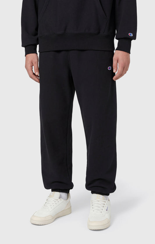 Herren-Jogginghose, leicht, mit elastischen Bündchen und Reverse-Weave-Gewebe