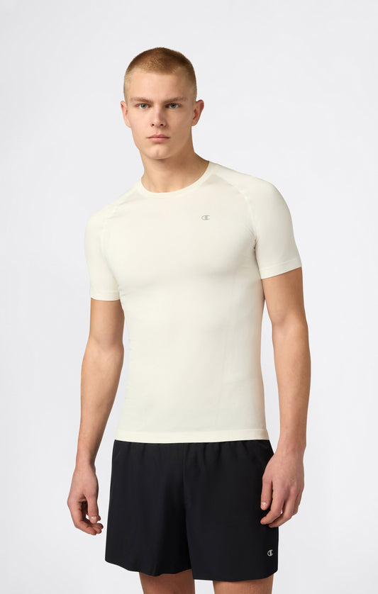 Atmungsaktives nahtloses Herren-T-Shirt mit schnelltrocknendem Rücken