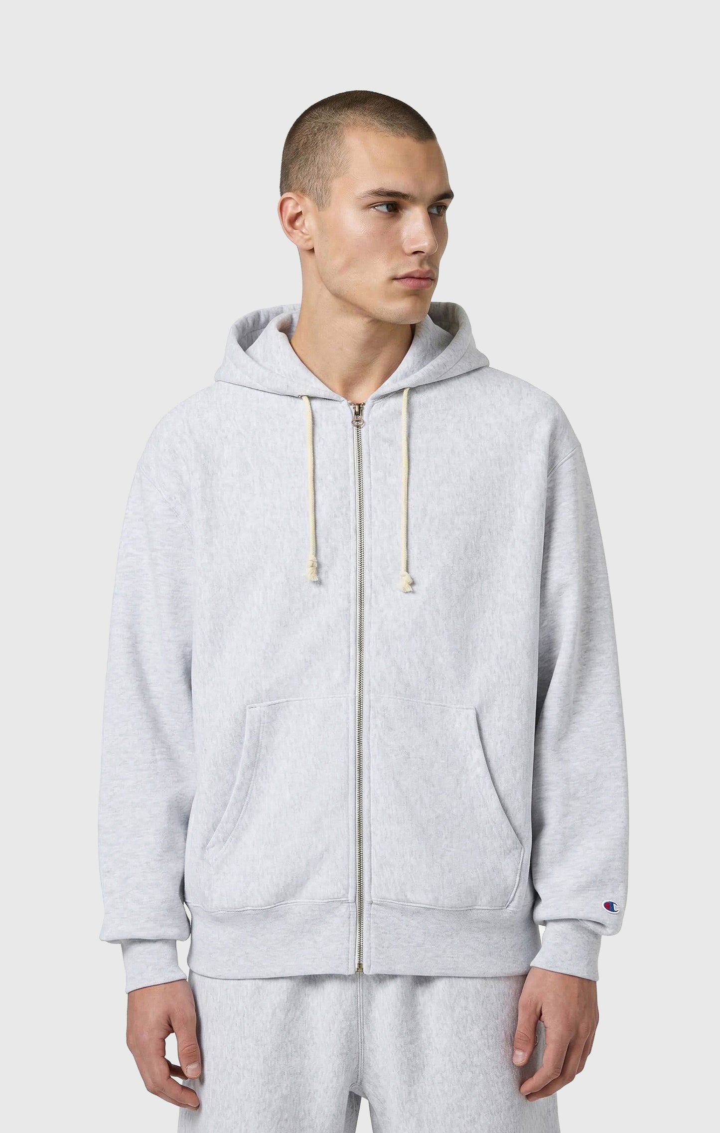 Men's Full Zip Hoodie Sweatshirt Reverse Weave