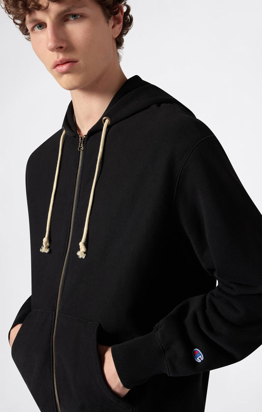Herren Full Zip Kapuzenpullover Reverse Weave