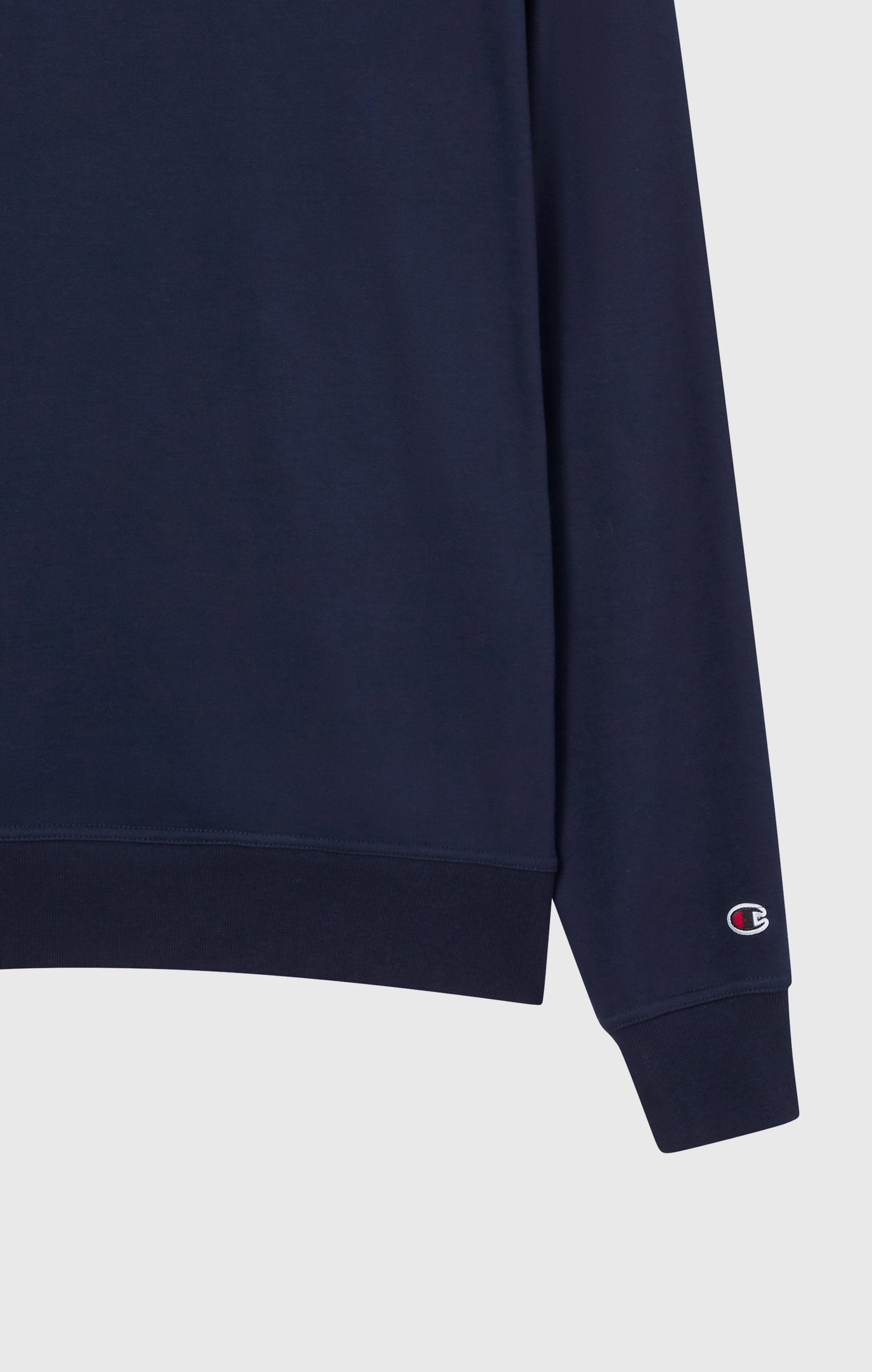 Men's Lightweight Crewneck Sweatshirt with Embroidered Logo Icons