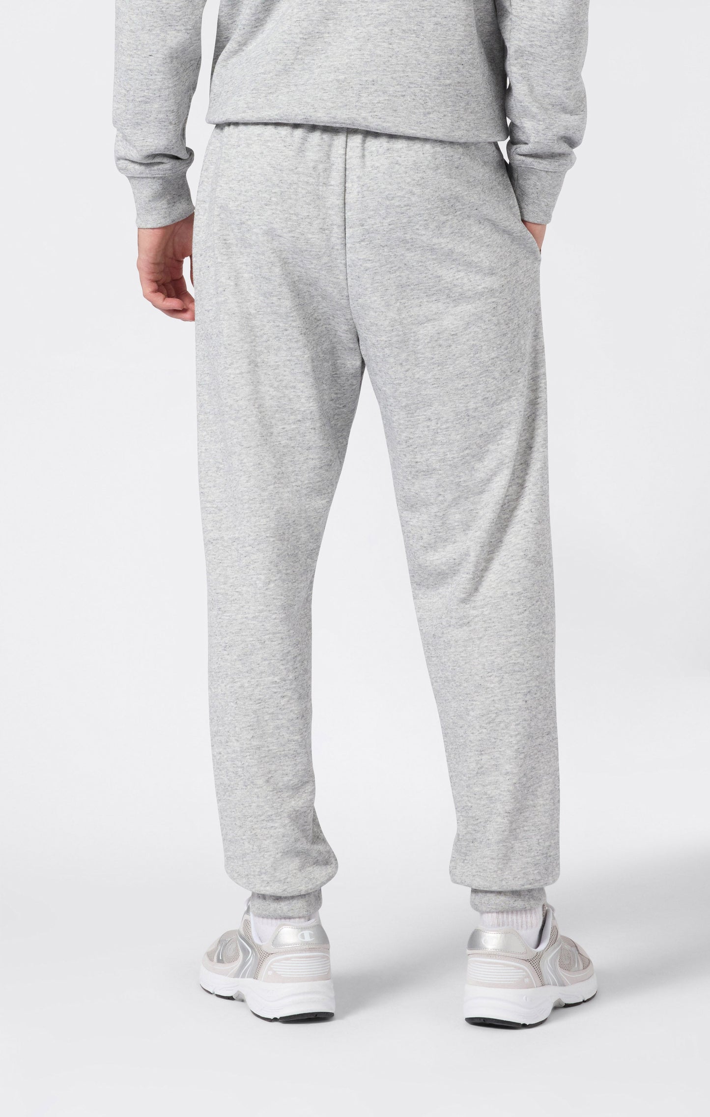 Herren-Leichtgewicht-Jogginghose mit Rippbündchen und Maxi-Print-Logo
